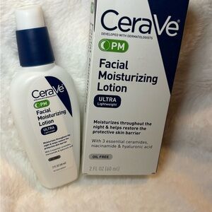 CeraVe PM Facial Moisturizing Lotion -Ulta Lightweight Brand New in Box